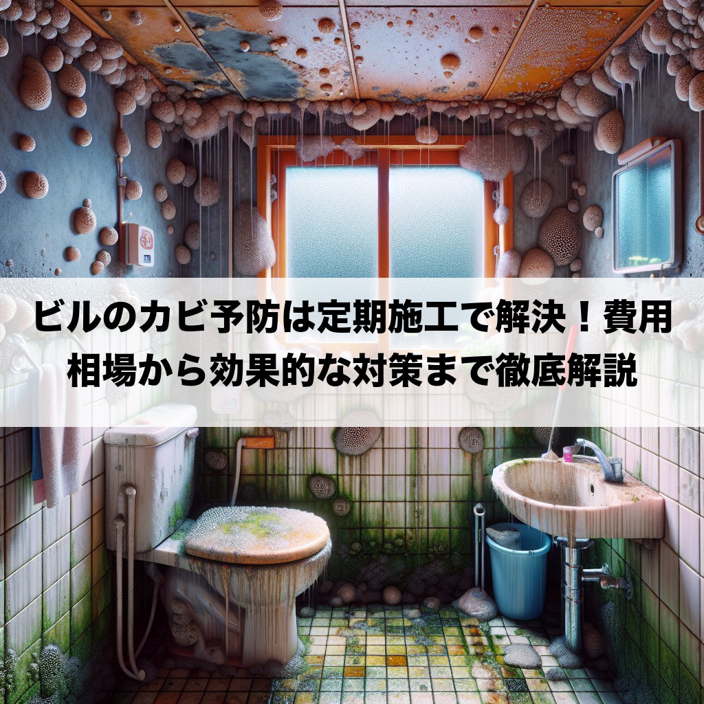 ビルのカビ予防は定期施工で解決！費用相場から効果的な対策まで徹底解説